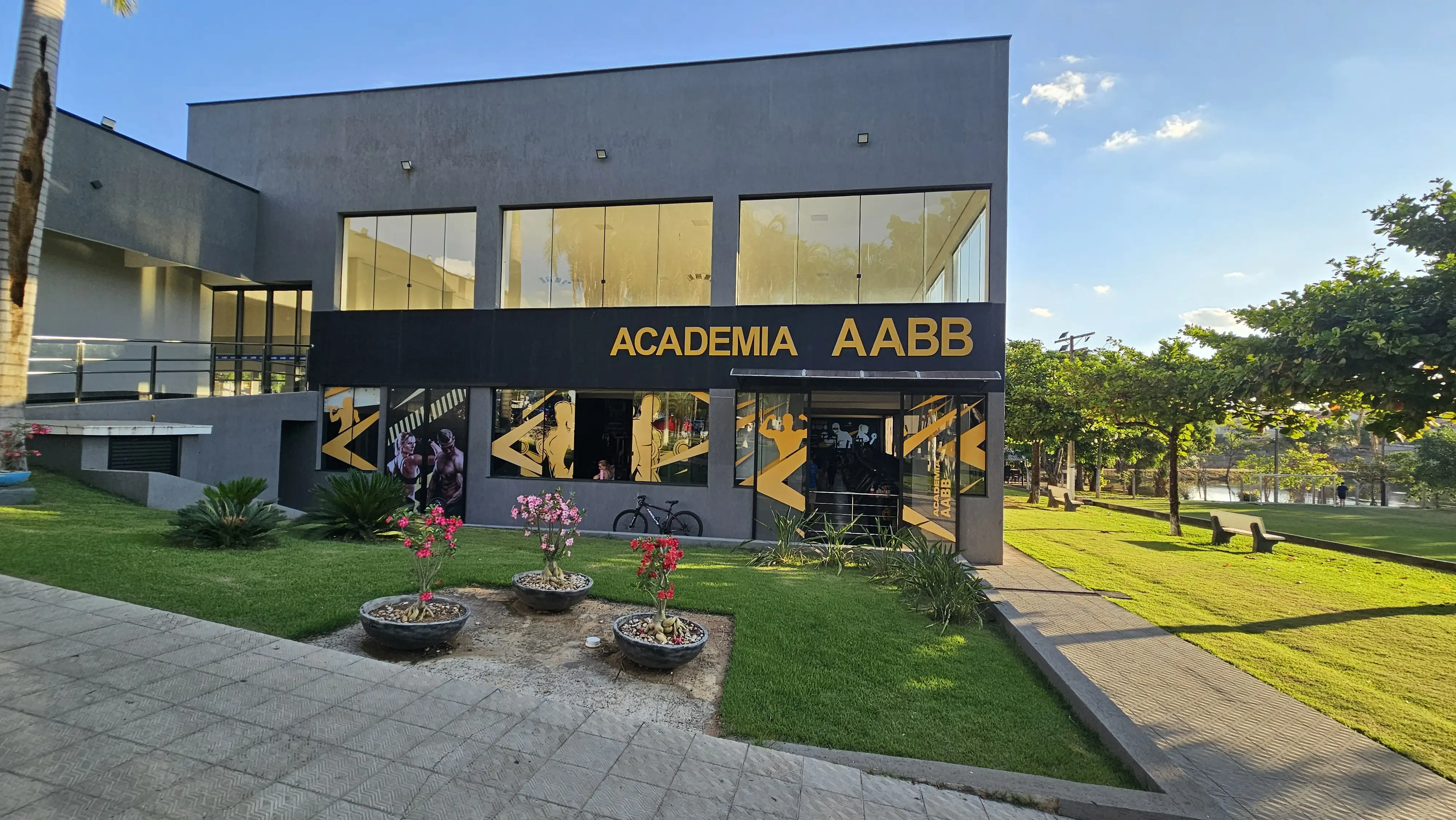 Vista Noturna da Academia